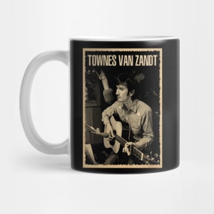 Folk Reverie Townes Van Zandt's Timeless Aura Mug